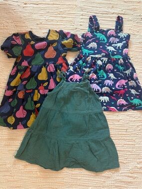 Hanna Andersson and Cat & Jack dress bundle, size 3T